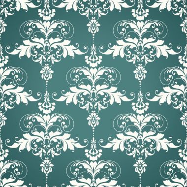 Kusursuz damaske deseni. Desenli süslemeli arkaplan.