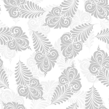 Dekoratif tüyleri ile Seamless Modeli