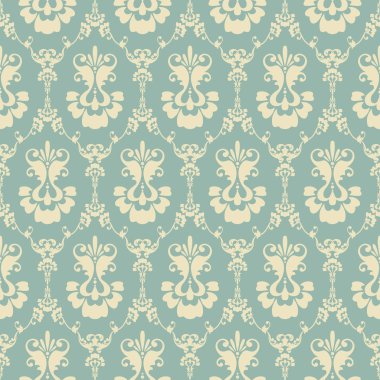 Kusursuz damaske deseni. Desenli süslemeli arkaplan.
