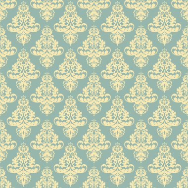 Kusursuz damaske deseni. Desenli süslemeli arkaplan