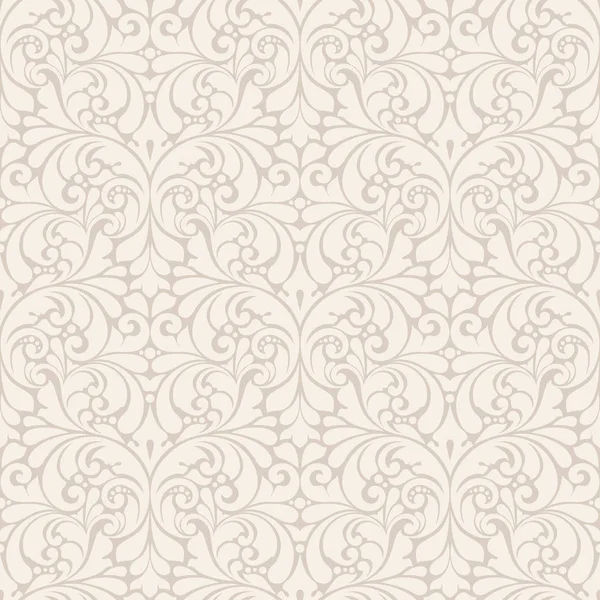 Naadloze abstracte patroon. Beige achtergrond met ornament — Stockvector