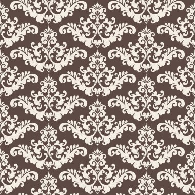 Kusursuz damaske deseni. Desenli süslemeli arkaplan.