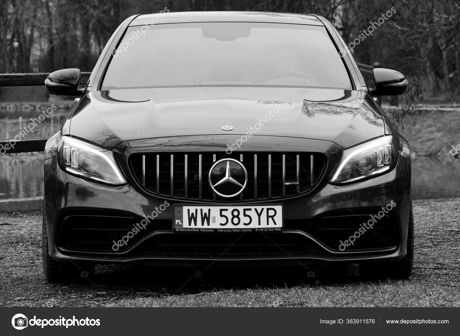 Krakow Poland Black Car Mercedes Benz Class C63 Amg Stock Editorial Photo C Sania01 Krakow Poland Black Car Mercedes Benz Class C63 Amg Stock Editorial Photo C Sania01