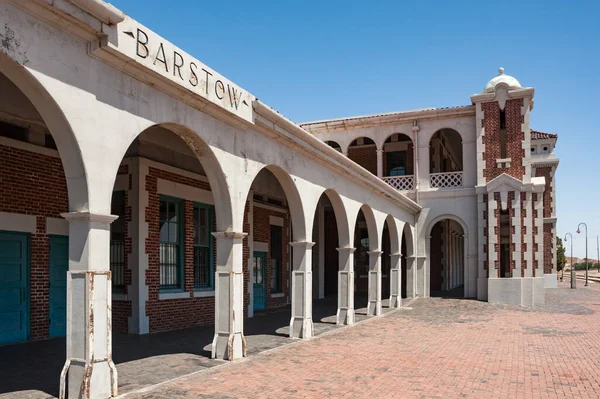 Barstow Kalifornien Usa April 2013 Utsikt Över Den Historiska Järnvägsstationen — Stockfoto