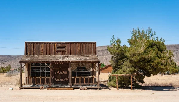 Altes Wild West Cowboy Gebäude Der Nähe Des Joshua Baumes — Stockfoto
