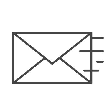 E- posta simgesi satırı biçimi. İleti sembolü, e- posta yazışmaları