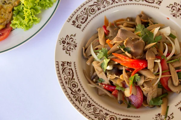 Thailand food made from mushrooms — Stock Photo, Image