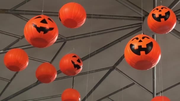 Wiele Halloween Dynie Wideo — Wideo stockowe