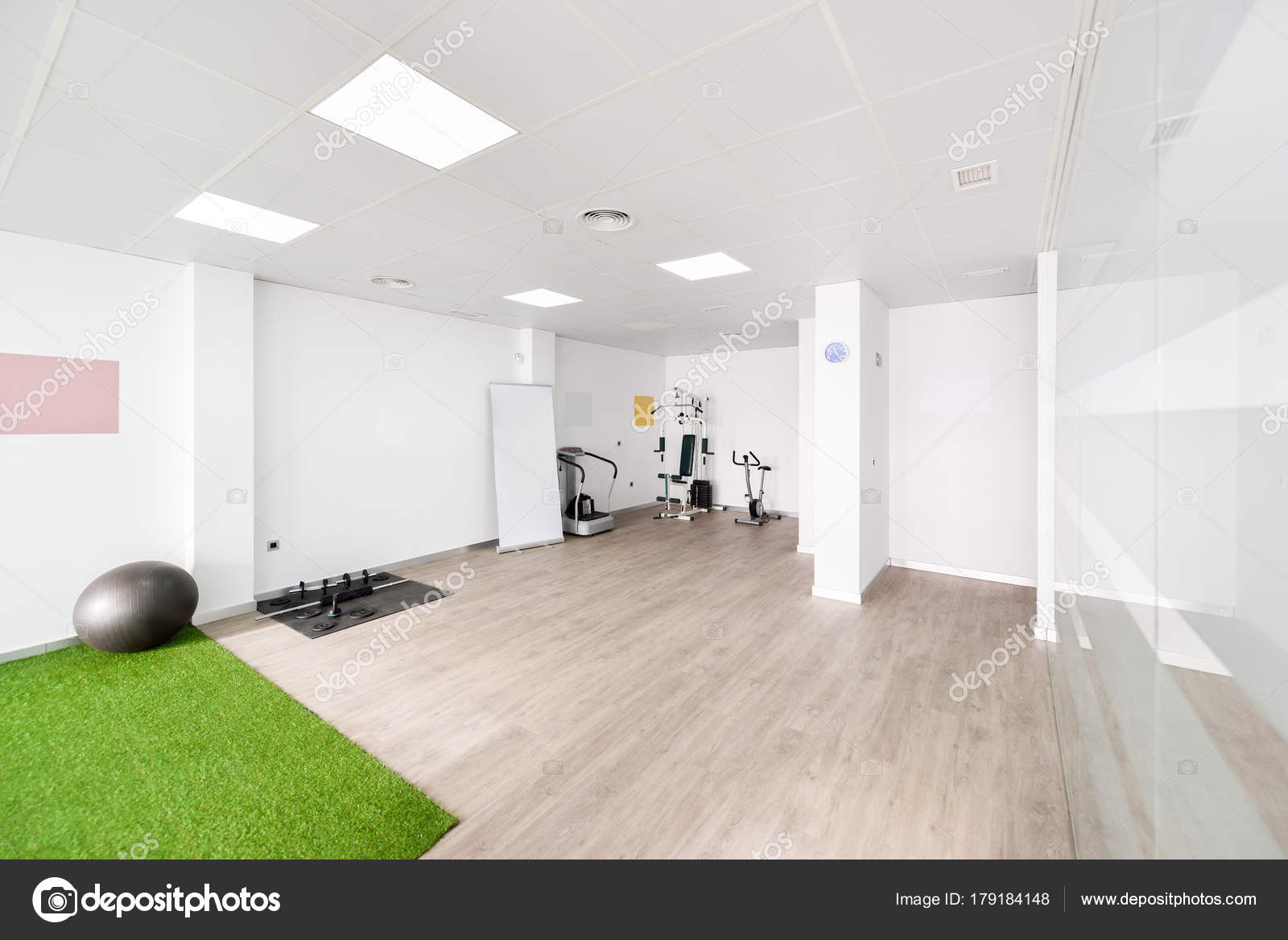 Physiotherapy Clinic With Equipment For Rehabilitation