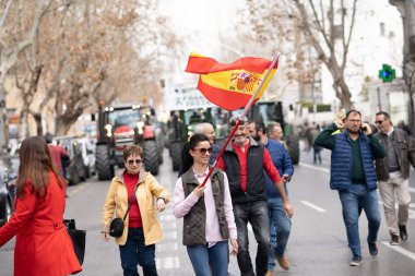 Haksız fiyatları protesto eden çiftçilerin gösterisi