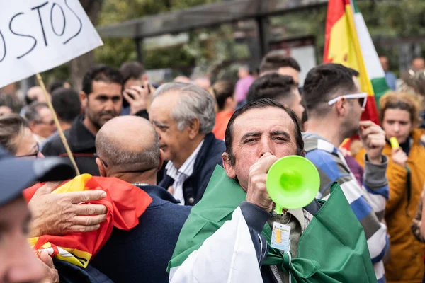 Demonstracja rolników protestujących przeciwko nieuczciwym cenom — Zdjęcie stockowe