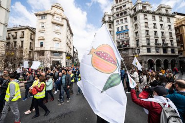 Haksız fiyatları protesto eden çiftçilerin gösterisi