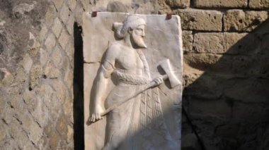 Ebros Vulcan Antik Roma Nöbeti Herculaneum, Napoli, İtalya
