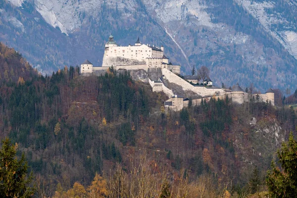 Castillo de Hohenwerfen en Werfen, Salzburgo, Austria —  Fotos de Stock