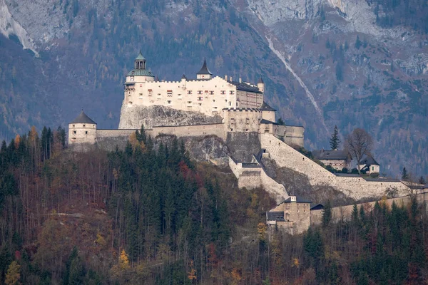 Castello Hohenwerfen di Werfen, Salisburgo, Austria — Foto Stock