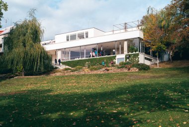 Villa Tugendhat, a Famous Modernist House Designed by Ludwig Mie clipart