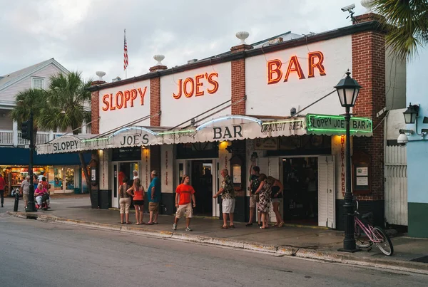 Key West Florida Estados Unidos Julio 2012 Sloppy Joes Bar —  Fotos de Stock