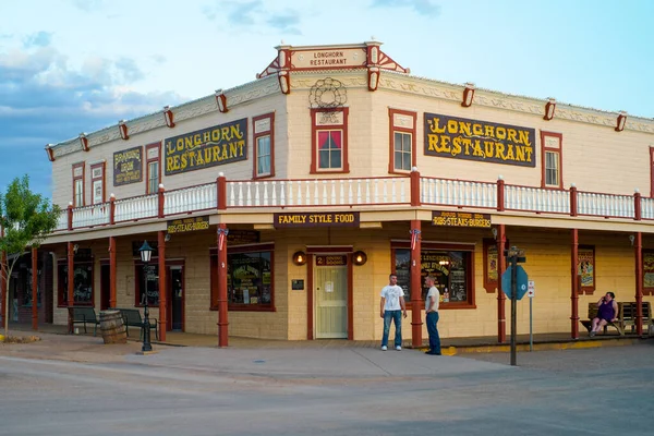 Tombstone Arizona Estados Unidos Julio 2009 Longhorn Restaurant Saloon Tombstone —  Fotos de Stock