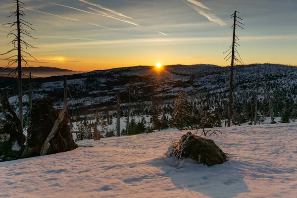 Giornata Sole Montagna Dopo Una Gita — Foto Stock