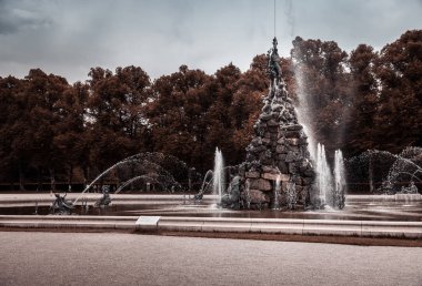 Görünüm herrenchiemsee Sarayı Almanya 