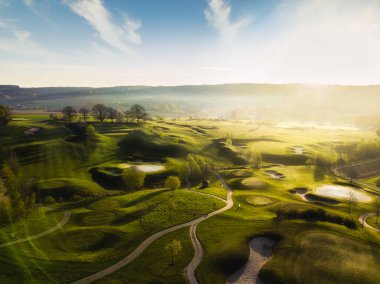 Gökyüzünün altındaki bulutlu ağaçların manzarası