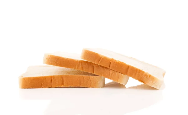 Pane tostapane su sfondo bianco — Foto Stock