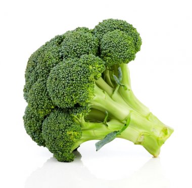 broccoli on white background clipart
