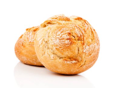 beyaz zemin üzerine buns