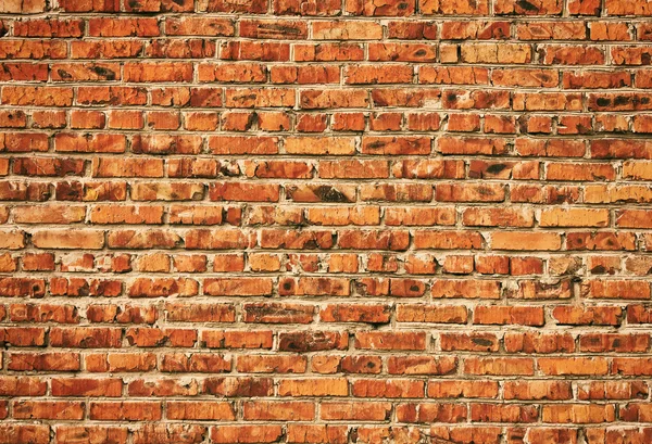 Roter Backsteinmauer Hintergrund — Stockfoto