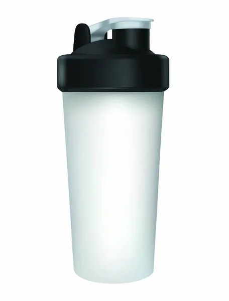 Plastik Spor beslenme içecek şişe vektör çizim 