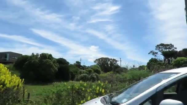 Pohled Dům Jižním Ostrově Nový Zéland — Stock video