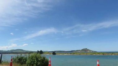 Güney Adası, Yeni Zelanda 'dan deniz manzarası