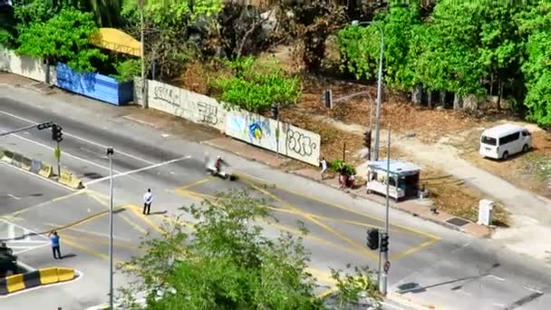 Ronde Van Langkawi Een Meerdaagse Wielerwedstrijd Die Jaarlijks Maleisië Wordt — Stockvideo