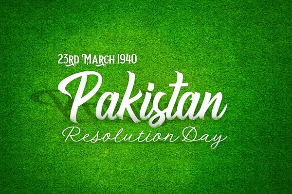 23 Μαρτίου Πακιστάν Ημέρα επίλυσης διαφορών — Φωτογραφία Αρχείου