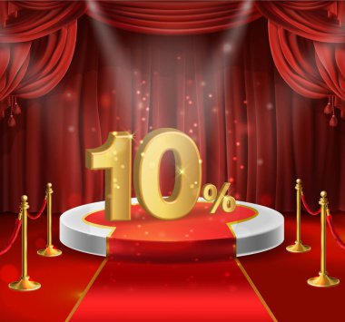 10% Discount vector stock vector