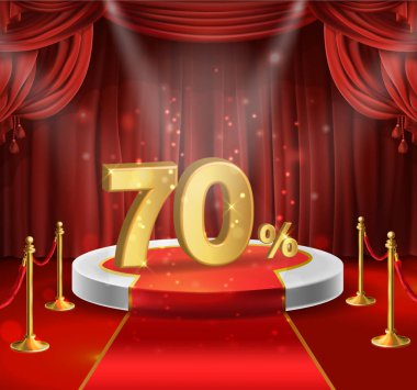 70% off vector stock vector