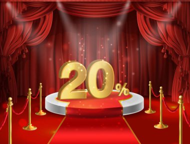 20% Discount vector stock vector