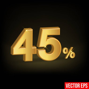 45% off vector stock vector