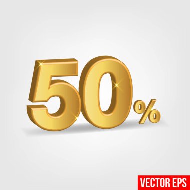 50% off vector stock vector