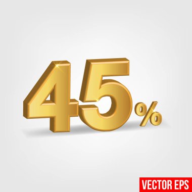 45% off vector stock vector