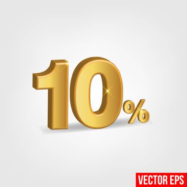 10% Discount vector stock vector