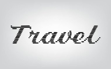 seyahat tipografi