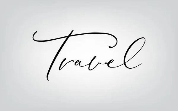 Typographie de voyage — Image vectorielle