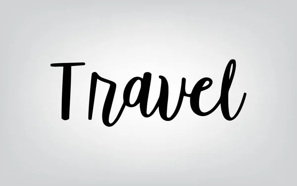 Typographie de voyage — Image vectorielle