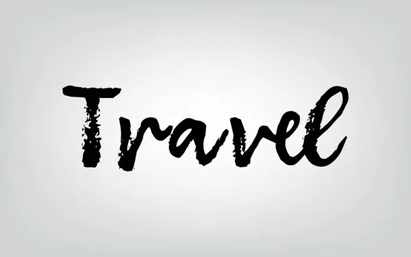 Typographie de voyage — Image vectorielle