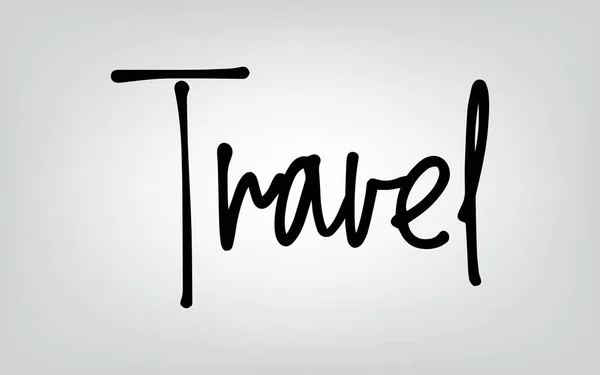 Travel typography — Stock Vector