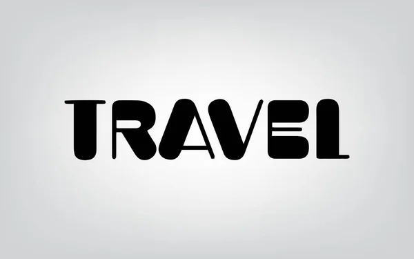 Typographie de voyage — Image vectorielle