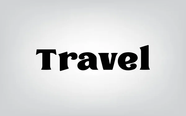 Typographie de voyage — Image vectorielle