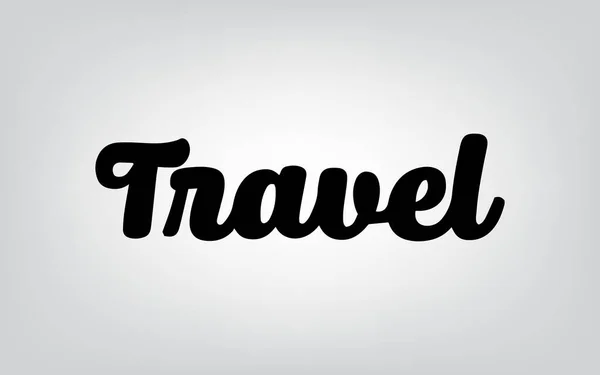 Travel typography — Stock Vector