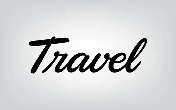 Typographie de voyage — Image vectorielle